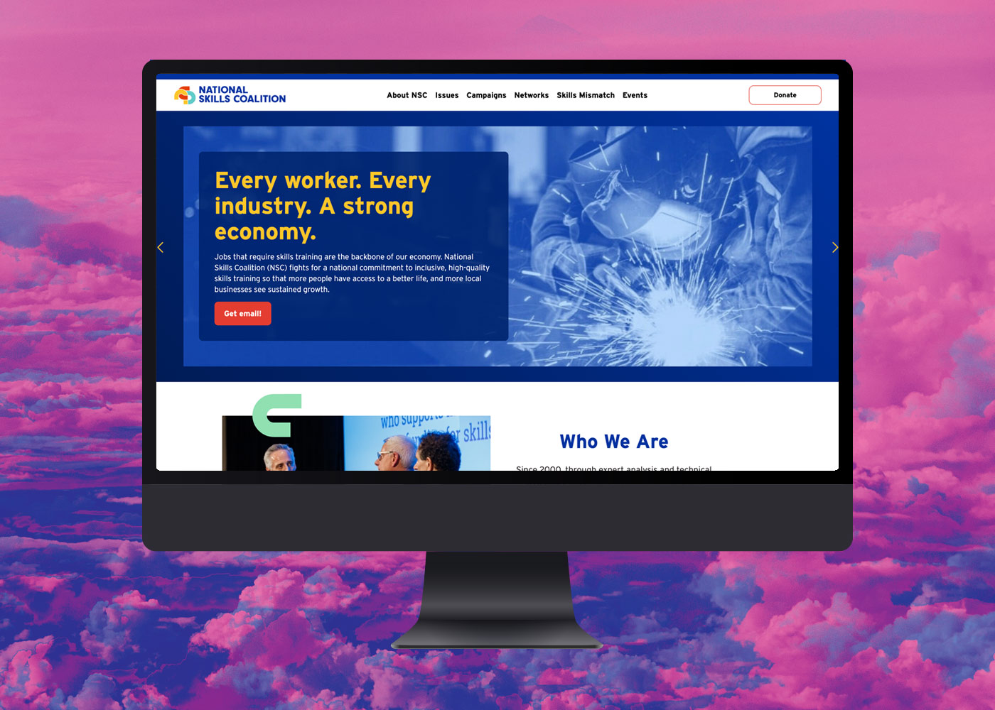 nonprofit branding website design